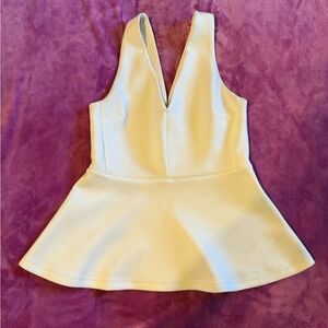 Dynamite Cream Sleeveless Top #585